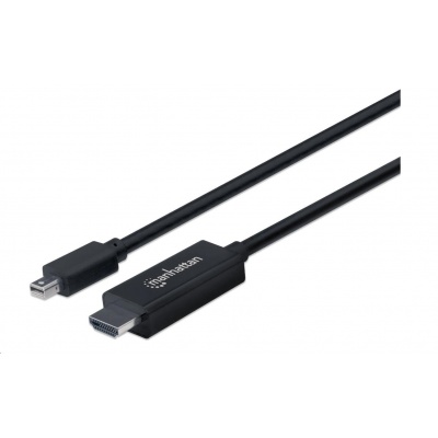 MANHATTAN Kabel Mini DisplayPort na HDMI (1080p), 1.8m, černý