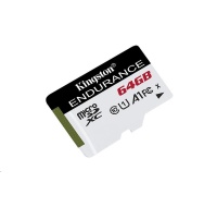 Kingston MicroSDXC karta 64GB microSD XC High Endurance, 95R Class 10 UHS-I U1