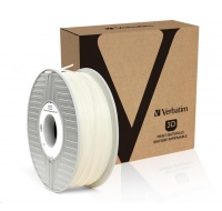 VERBATIM 3D Printer Filament PLA 2.85mm, 126m, 1kg natural transparent(old PN 55282)