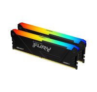 KINGSTON DIMM DDR4 16GB (Kit of 2) 3733MT/s CL19 FURY Beast RGB, XMP