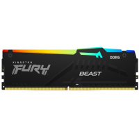 KINGSTON DIMM DDR5 64GB (Kit of 4) 6000MT/s CL40 FURY Beast RGB XMP