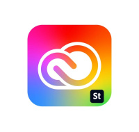 Adobe Creative Cloud for teams All Apps with Adobe Stock MP ML (+CZ) COM NEW 1 User, 1 Month, Level 1, 1-9 Lic