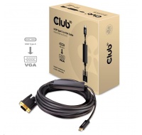 Club3D Kabel aktivní USB Typ C na VGA (M/M), 5m