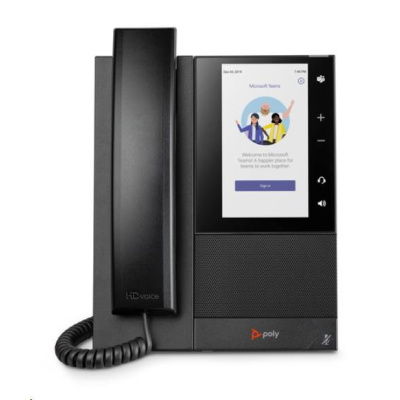 Poly CCX 505 firemní multimediální telefon, Microsoft Teams, PoE