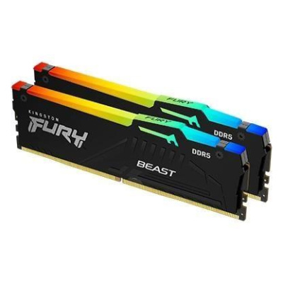 KINGSTON DIMM DDR5 32GB (Kit of 2) 5600MT/s CL36 FURY Beast RGB EXPO