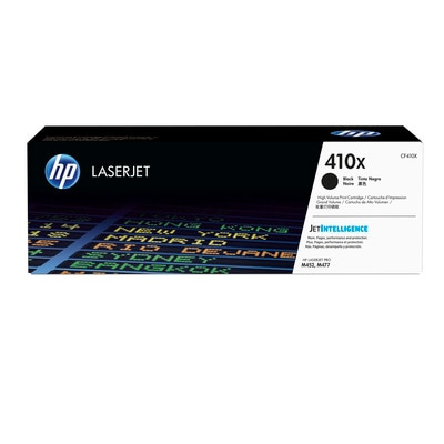 HP 410X Black LJ Toner Cart, CF410X (6,500 pages)