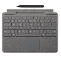 Microsoft Surface Pro Keyboard + Slim Pen, Pen Storage, Copilot Button CZ, Platinum