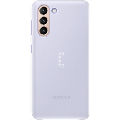 Samsung kryt LED EF-KG991CVE pro Galaxy S21, fialová