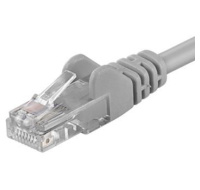 PremiumCord Patch kabel UTP RJ45-RJ45 CAT6 2m šedá