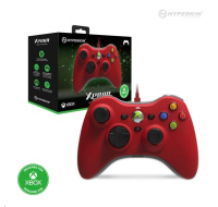 Hyperkin Xenon Wired Controller for Xbox Series|One/Win 11|10 (Red) Licensed by Xbox