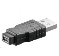 PREMIUMCORD Redukce USB 2.0 A - MINI-B 5 PIN (M/F)