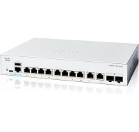 Cisco Catalyst switch C1300-8T-E-2G (8xGbE,2xGbE/SFP combo,fanless) - REFRESH