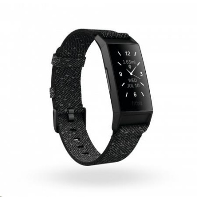 Fitbit Charge 4 Special Edition (NFC) Granite w integrated GPS & FitbitPay - Refl/Blk