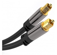 PremiumCord Kabel Toslink M/M, 6mm, 0,5m, černá