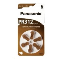 PANASONIC Zinkovzduchová baterie PR-312(41)/6LB AA 1,2V (Blistr 6ks)