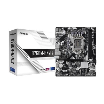 ASRock MB Sc LGA1700 B760M-H/M.2, Intel B760, 2xDDR5, 1xDP, 1xHDMI, mATX