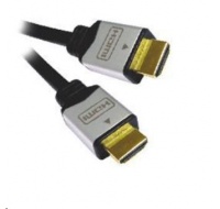 PREMIUMCORD Kabel HDMI A - HDMI A M/M 3m zlacené a kovové HQ konektory