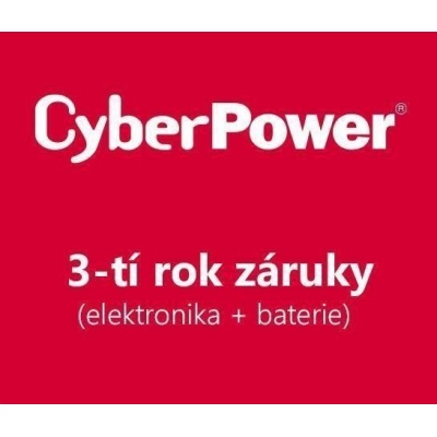 CyberPower 3-tí rok záruky pro BPSE240V47AOA