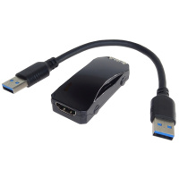 PremiumCord USB 3.0 adaptér na HDMI se zvukem, FULL HD 1080p