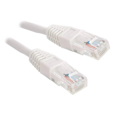 XtendLan patch kabel Cat5E, UTP - 0,25m, bílý (prodej po 10 ks)