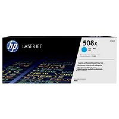 HP 508X High Yield Cyan LJ Toner Cartridge, CF361X (9,500 pages)