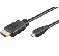 PremiumCord 4K kabel HDMI A - HDMI micro D, 2m