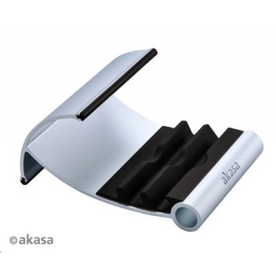 AKASA stojánek na tablet AK-NC054-BK, hliníkový, černá