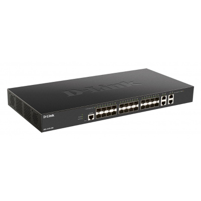 D-Link DXS-1210-28S Smart Managed 10G Switch 24x 10G SFP+ ports, 4x 10GBase-T ports