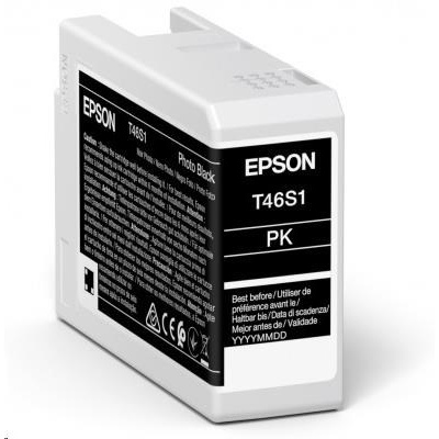 EPSON ink Singlepack Photo Black T46S1 UltraChrome Pro 10 ink 25ml