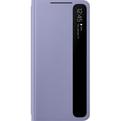 Samsung pouzdro Clear View EF-ZG991CVE pro Galaxy S21, fialová