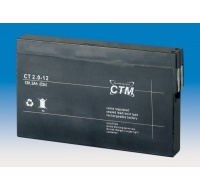 Baterie - CTM CT 12-2,0 (12V/2,0Ah - Faston 187), životnost 5let