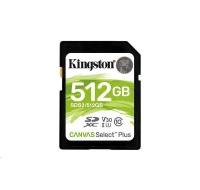 Kingston SDXC karta 512GB Canvas Select Plus (SDC) 100R 85W Class 10 UHS-I