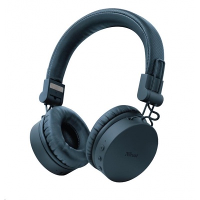 TRUST bezdrátová sluchátka Tones Bluetooth Wireless Headphones, blue/modrá