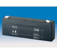 Baterie - CTM CT 12-2,1 (12V/2,1Ah - Faston 187), životnost 5let