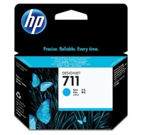 HP 711 Cyan DJ Ink Cart, 29 ml, CZ130A