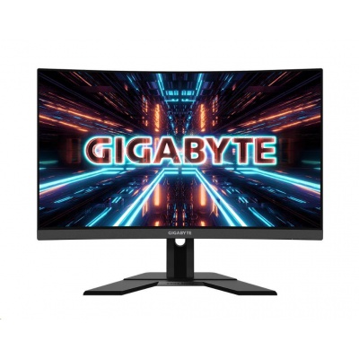 GIGABYTE LCD - 27" Gaming monitor G27QC A, 2560x1440 QHD, 250cd/m2, 1ms, 2xHDMI 2.0, 2xDP 1.2, curve, VA, 165Hz