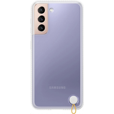 Samsung kryt Clear EF-GG991CWE pro Galaxy S21, bílá