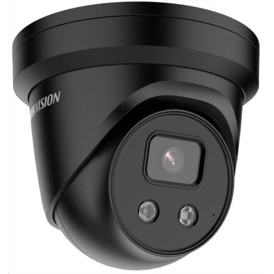 Hikvision DS-2CD2346G2-IU(2.8mm)(C)(BLACK), 4MPix IP Turret AcuSense kamera; IR 30m, IP67, mikrofon, černá