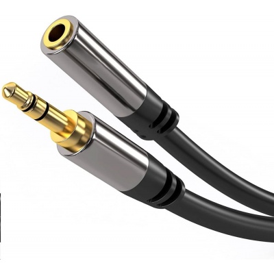 PREMIUMCORD prodlužovací kabel, Jack 3.5mm - Jack 3.5mm M/F 1,5m