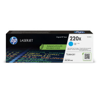 HP 220X Cyan Original LaserJet Toner Cartridge (5,500 pages)