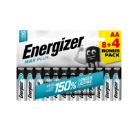 Energizer LR6/12 Max Plus AA 8+4 zdarma