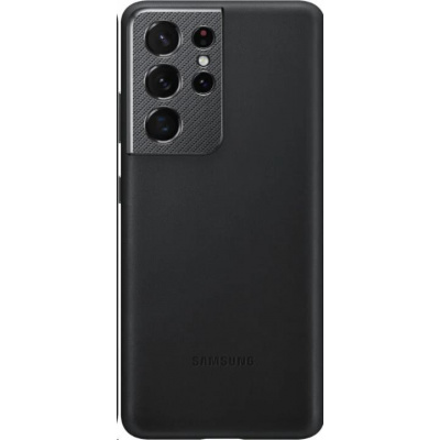 Samsung kožený kryt EF-VG998LBE pro Galaxy S21 Ultra, černá