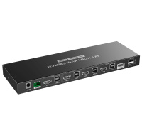 PREMIUMCORD HDMI switch, 4K@60Hz HDMI2.0 KVM 4:1, s dálkovým ovladačem