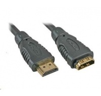 PREMIUMCORD Kabel prodlužovací HDMI - HDMI 5m, zlacené konektory