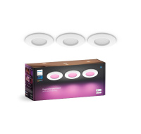 PHILIPS Hue bodové světlo WACA Slim S. 1000lm, 8,3W, bílá - MULTIPACK 3ks